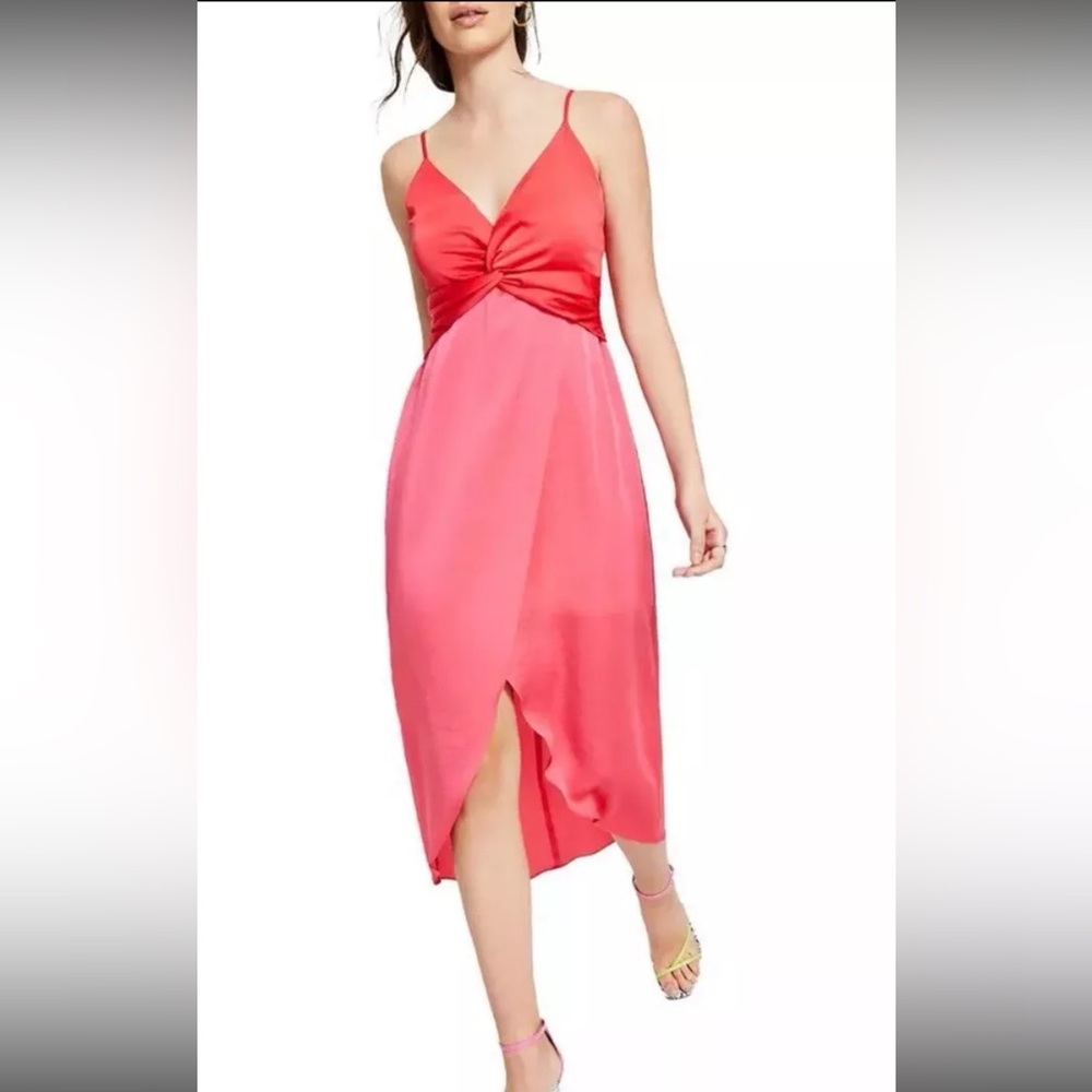 Bar III Red Sleeveless Dress